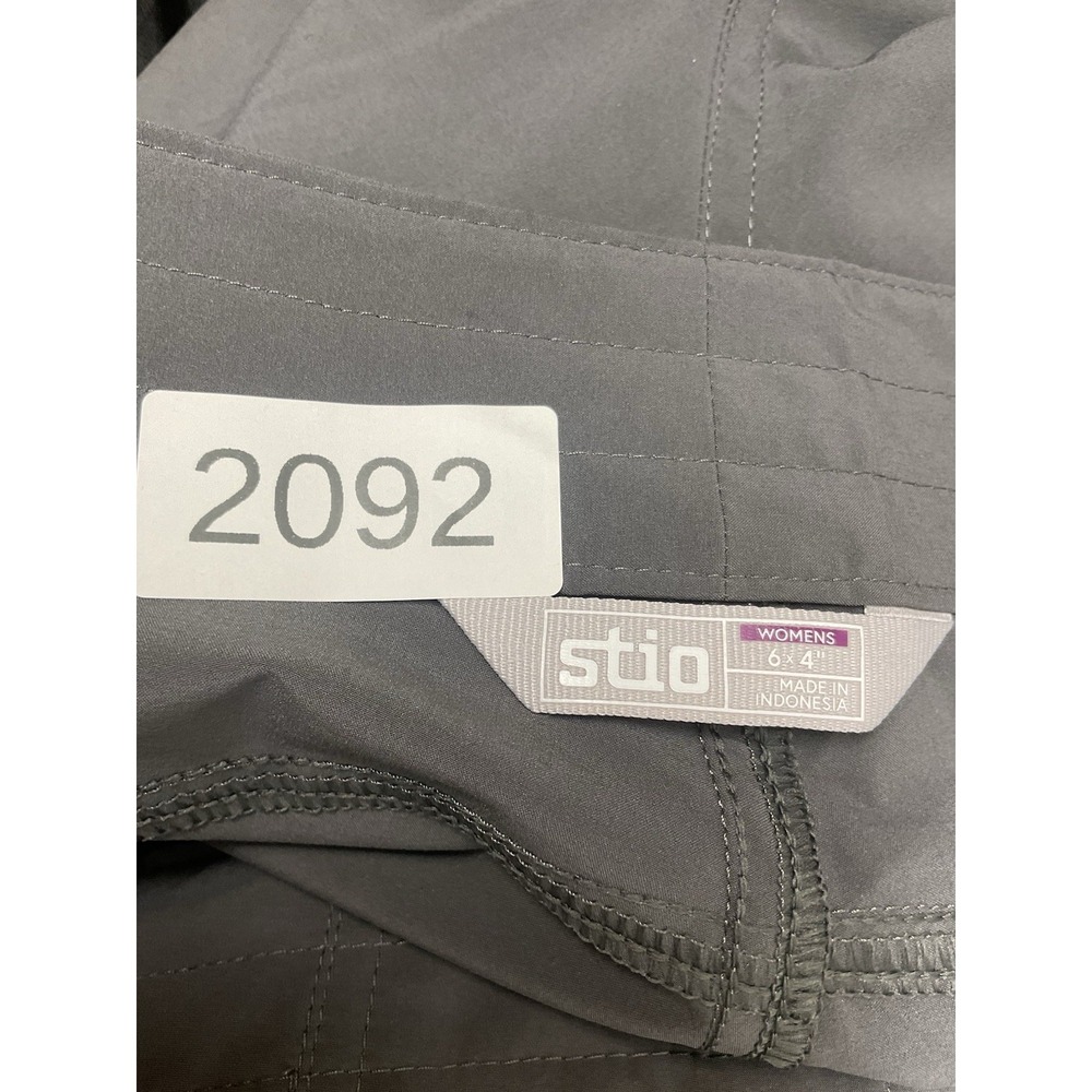 NEW STIO Women's CFS Board Shorts 4" - 100119 Steel/Magnet - Size 6 - Picture 6 of 13